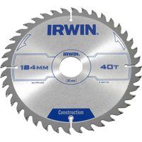 Irwin 1897198 Circular Saw Blade 184 x 30mm x 40T