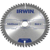 IRWIN® IRW1907772 Professional Aluminum Circular Saw Blade 160 x 20mm x 56T TCG