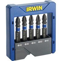 Irwin 1923434 Impact Screwdriver Pocket Bit Set of 5 PH