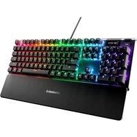 SteelSeries Apex 5 - Hybrid Mechanical Gaming Keyboard - Per-Key RGB Illumination - Oled Smart display - English Qwerty Layout PC