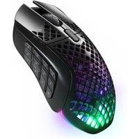 SteelSeries Aerox 9 Wireless Gaming Mouse – Ultra Lightweight MMO/MOBA – 89g – 18 Programmable Buttons – Bluetooth/2.4 GHz – IP54 Water Resistant – 180 Hr Battery