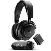 SteelSeries Arctis Nova Elite - Hi-Res Wireless Gaming Headset - 96kHz/24bit - Carbon Fiber Speakers - ANC - AI Noise Rejection - App - 2.4GHz + BT - Multi-Source Mix - OmniPlay PC+PS+Xbox - Black