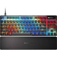 SteelSeries Apex Pro TKL Gen 3 (2025) - HyperMagnetic Gaming Keyboard - Adjustable Actuation - Rapid Trigger - Game-Ready Presets - Protection Mode - Rapid Tap/SOCD - English QWERTY Layout - TKL