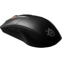 SteelSeries Rival 3 Wireless Gen 2 Gaming Mouse - 2.4GHz and Bluetooth - 18000 DPI TrueMove Air Optical Sensor - 60 Million Click Durability - Light-Weight - 100% PTFE Feet - Black