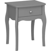 Argos Home Amelie 1 Drawer Bedside Table  Grey