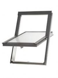 Dakea White PVC Centre-Pivot Window + Flashing