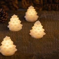 Sirius Carla mini LED decorative light, tree white wax 4x