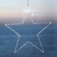 Sirius Liva Star LED decorative light, white, 70 cm