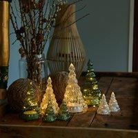 Sirius Lucy LED figure, clear/white glass tree 23.5 cm