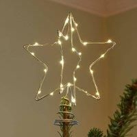 Christmas Top LED decorative light, silver
