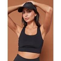 Girlfriend Collective Women/'s Paloma Sports Bra, Black, XS