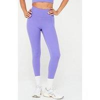 Girlfriend Collective Womens Training Compressive High Rise 7/8 Tights - Purple