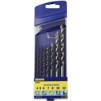 Irwin 10501940 Joran Cordless Drill Set Multi Material Masonry/Wood/Tile, 4mm-12mm, 7 Pieces