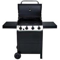 Char-Broil Convective Series  410B - 4 Burner Gas Barbecue Grill, Black Finish.