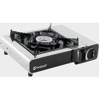 Outwell Silver Grey Appetizer Solo Bbq 1 Burner Compact Portable Gas Stove