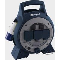 Outwell Mensa Mains Extension Lead 3 way Roller Kit c/w USB & Light EU SOCKETS