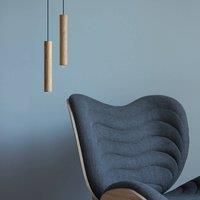 UMAGE Chimes hanging lamp, light oak