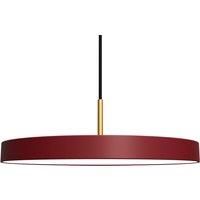 UMAGE Asteria medium LED hanging light brass red