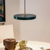 UMAGE Asteria mini hanging light brass green