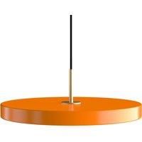 UMAGE Asteria medium hanging light brass orange