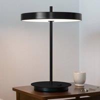 UMAGE LED table lamp Asteria Table, USB, black/black
