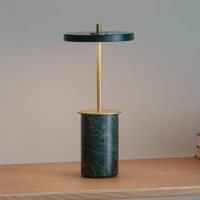 UMAGE LED table lamp Asteria Move Mini, green 26 cm IP44