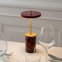 UMAGE LED table lamp Asteria Move Mini, red, 26 cm IP44