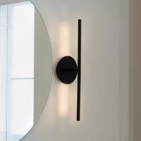 UMAGE LED wall light Omni, black, width 54 cm, 2-bulb.