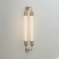 UMAGE Lemon Squeeze 2-bulb wall lamp, length 94 cm, brass