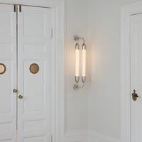 UMAGE Lemon Squeeze 2-bulb wall lamp, length 77 cm steel-coloured