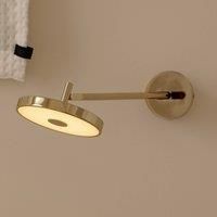 UMAGE LED wall lamp Asteria LONG HW, polished brass, 45 cm
