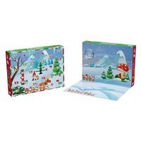 Plus Plus Advent Calendar 2024 Kids - Christmas Building Blocks Toy with 25 Festive Daily Builds, Construction Toys, STEM Play Learning Resources - Girls and Boys Toys Age 5 Plus - Santas World