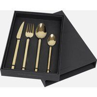 Broste Copenhagen Tvis Cutlery - Set of 4 - Rose Gold