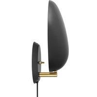 GUBI Cobra designer wall light black with plug