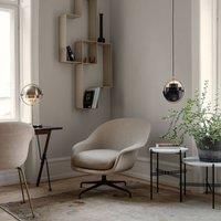 GUBI Multi-Lite pendant light, 36 cm, chrome/black