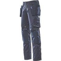 Mascot 17731-442-010 Kassel Unique Cordura Lightweight Trouser with Holster Pockets, Size 90C62, Dark Navy