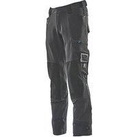Mascot 17079-311-010-76C50 Trousers with Dyneema Stretch, Black/Blue, Size 76C50