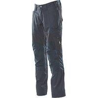 Mascot Men/'s Work Utility Trousers, Black/Blue, 76C46 (EU 23)