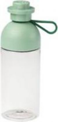 LEGO Hydration Bottle, Kids Drinks Bottle, 500ml Transparent Sand Green, Water Bottle, Drinking Bottle for Toddlers, Dishwasher Safe, Sports Bottle