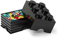 LEGO Storage Brick 6 - Black, black