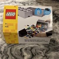 LEGO 4121 - 3 PIECE BRICK SCOOPER SET BRAND NEW FREE P&P