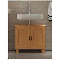 Dorel Home Alby Under Sink Cabinet - Stained Wax