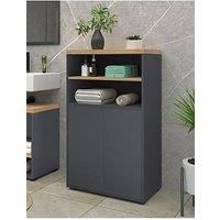 Dorel Home Thessa Bathroom Storage Cabinet - Grey/Oak