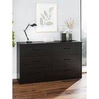 Dorel Home Pearce 3 + 3 Drawer Chest