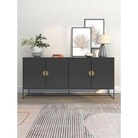 Asia Sideboard 4 Doors in White