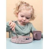 Done by Deer - Deer Friends Powder Easy-Grip Cutlery Set - Soft Anti-Slip Handles, Cute Deer Friends Design, Perfectly Sized for Little Hands, Improves Fine Motor Skills and Independence.
