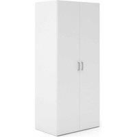 Space Wardrobe with 2 Doors, white