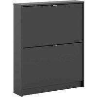 Furniture To Go Shoe Cabinet w. 2 Tilting Doors and 1 Layer, Wood, Large