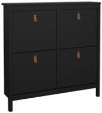 Tvilum Madrid Shoe Storage Cabinet- Black