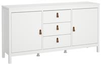 Madrid 2 Door Sideboard with 3 Drawers, white